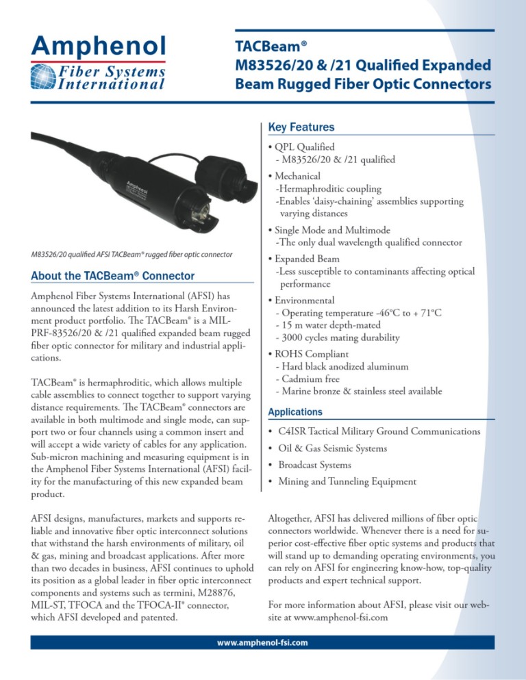 VG95319-100, -101, -102 / TACBeam | Katalog