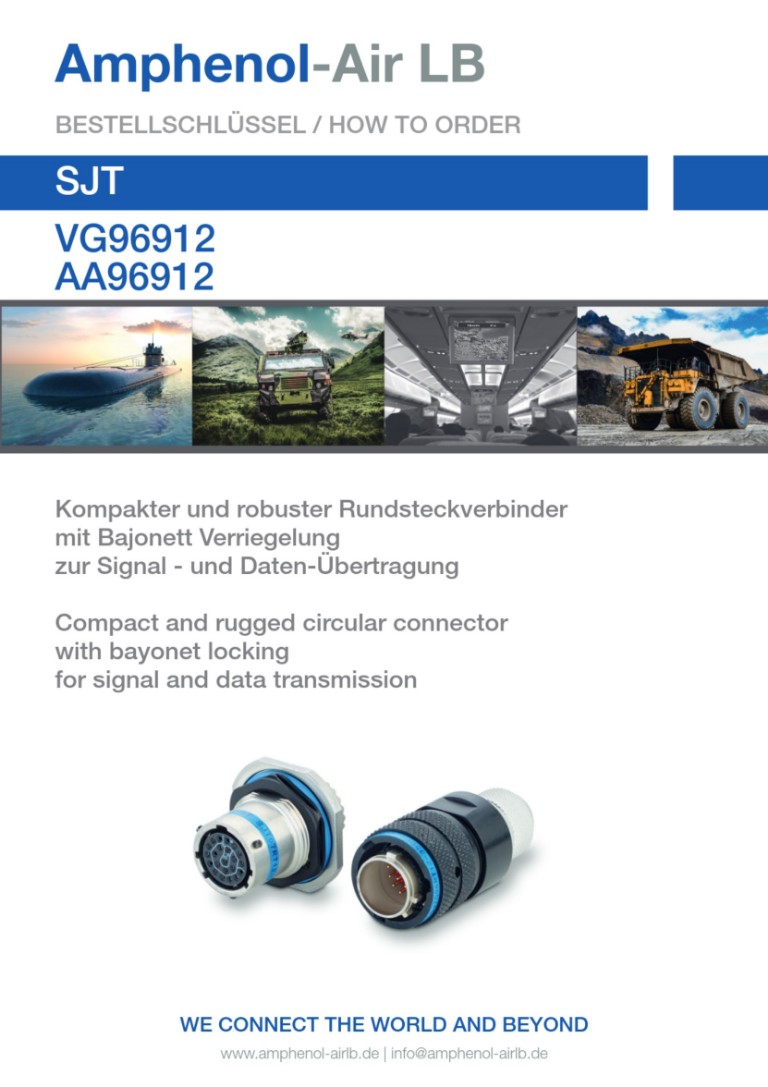 VG96912 / AA96912 / SJT | Bestellschlüssel V02/2026