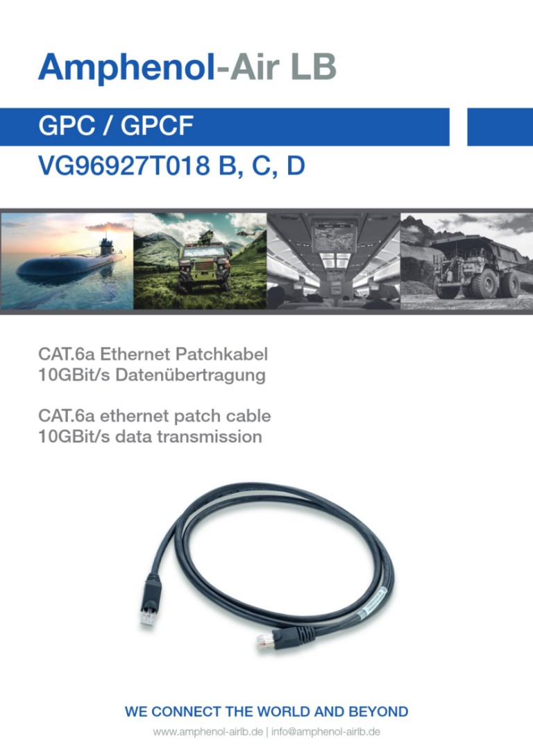VG96927T018 / GPC / GPCF | Catalog V102026