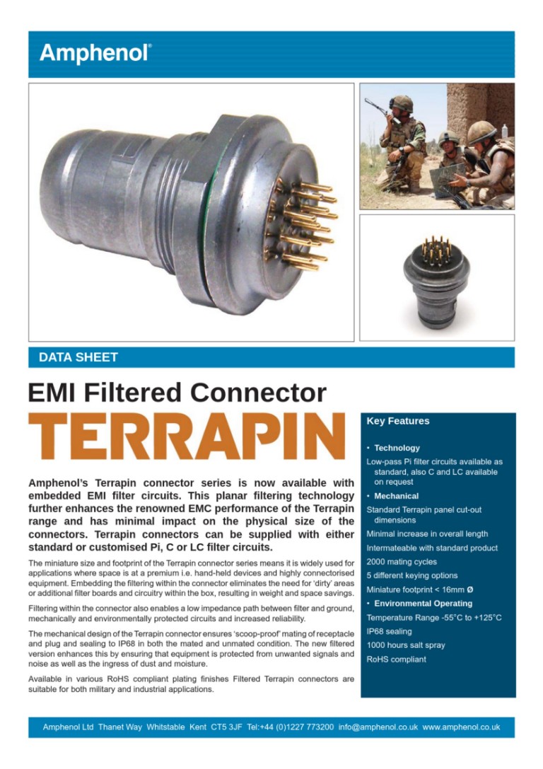 EMI-Filtered Terrapin | Flyer V11/2012