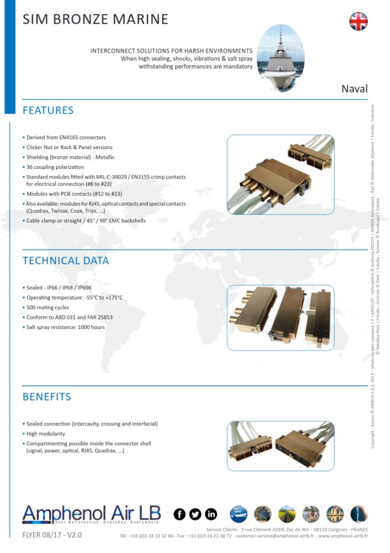 VG96513 / SIM Serie II Marine Bronze | Flyer 08/17 - V2.0