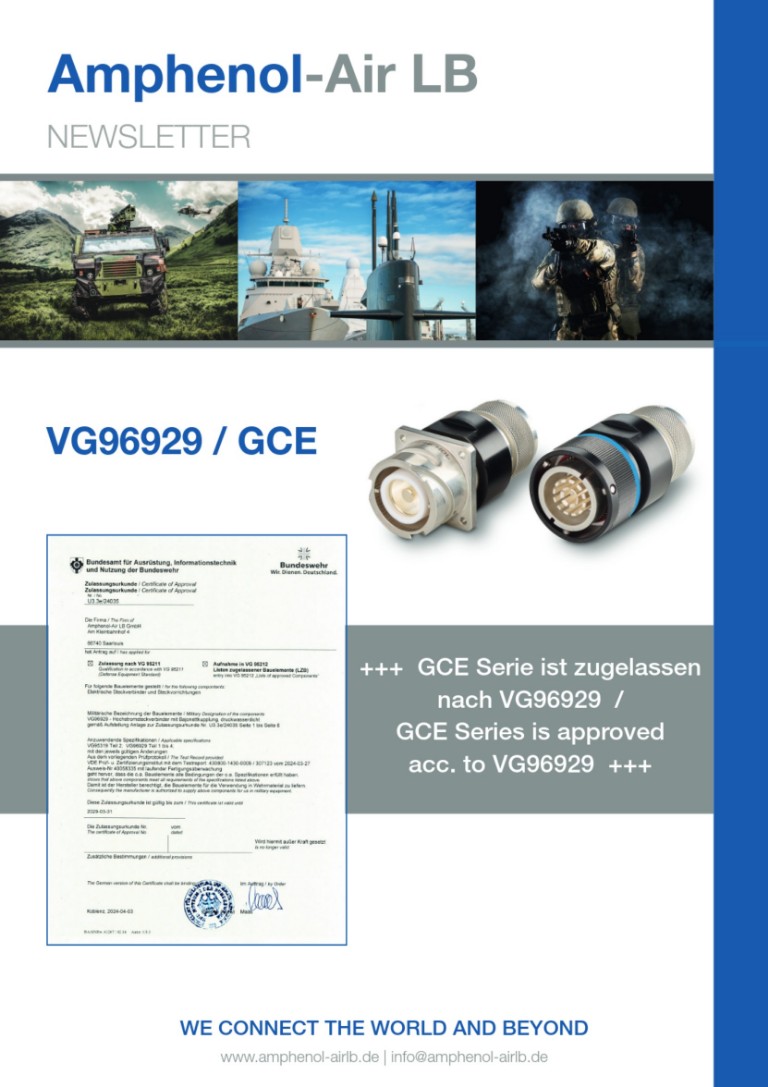 GCE / VG96929 | Newsletter V02/25