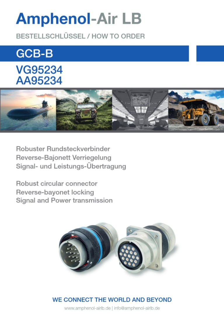 VG95234 / GCB-B / AA95234 | Bestellschlüssel V02/2026