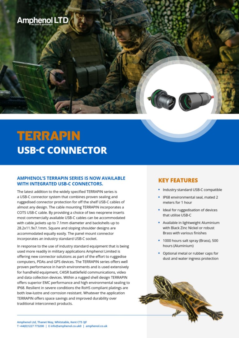 Terrapin USB-C |  Flyer 