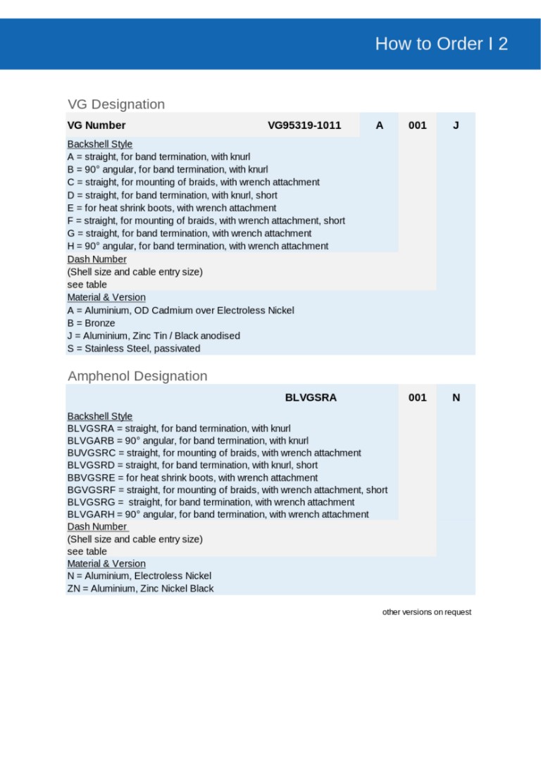 VG95319-1011 / BVG | Bestellschlüssel V05042022