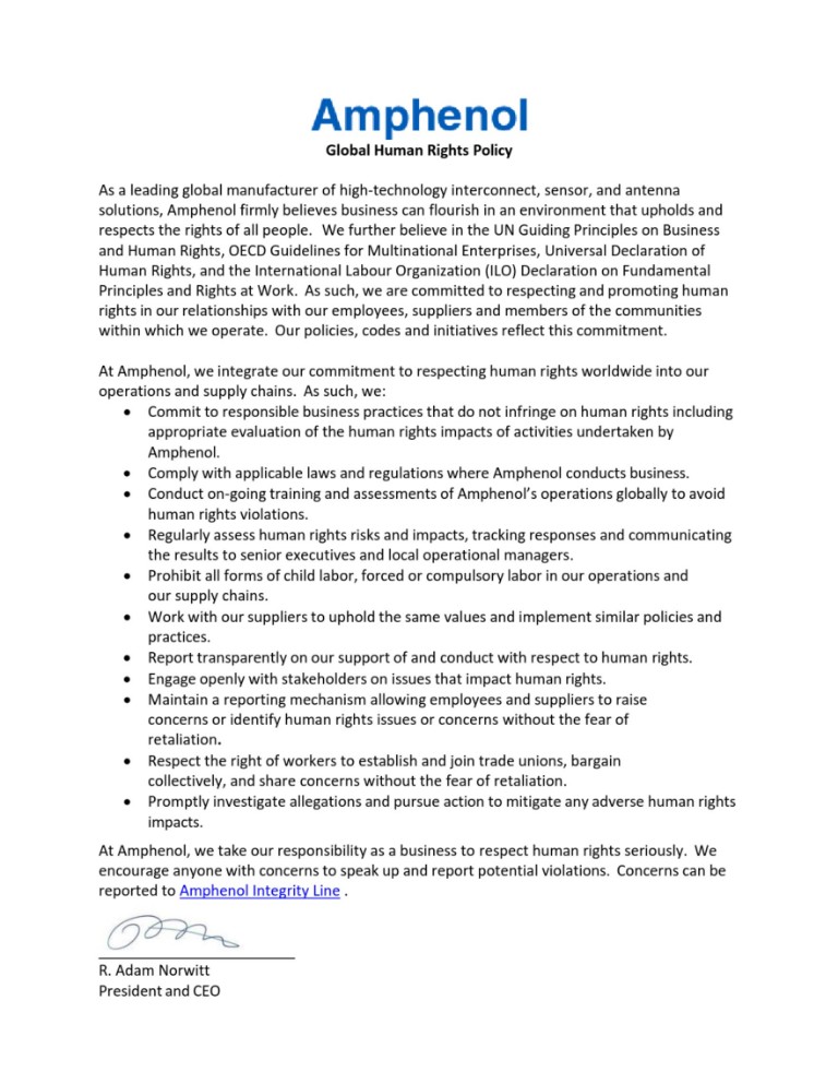 Global human rights | Policy